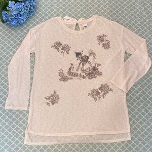 LC Lauren Conrad Disney Bambi Sweater L